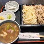 手打そば小川 - 料理写真:鴨せいろ(合いもり)