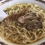 Sendai Chuukasoba Meiten Kaichi - 中華そば醤油味　麺大盛り。