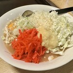 舞留土 - 紅生姜もんじゃ大盛り