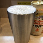 ラーメン つるや - 一番搾り（350ml）350円