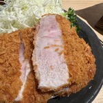 とんかつ神楽坂さくら - 厚切リブロースかつ定食