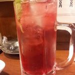 養老乃瀧 - 赤しそサワー390円