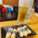 とんこつラーメン 博多屋台 - 長いもフライ