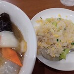 四川料理 海峰 麻婆豆腐 - 半炒飯