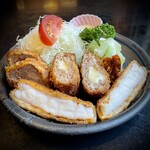 とんかつ にいむら - にいむらミックス定食