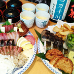 Tosa Shimizu Warudo - 【2023.10～】郷土の魚 皿鉢盛りコース