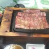和み食堂 - 料理写真:赤うし溶岩焼き定食(上)