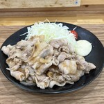 Butameshi Bouya - 秀麗豚バラ定食 1280円　秀麗豚大盛り 350円