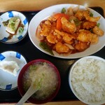 中国家庭料理 大福元 - おすすめランチ 〜白身魚と野菜の甘酢あんかけ