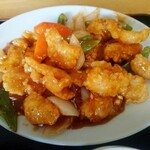 中国家庭料理 大福元 - 白身魚と野菜の甘酢あんかけ