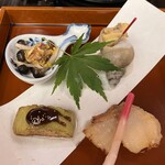 越後湯沢温泉 湯けむりの宿 雪の花 - 吉次粕味噌焼きなどの焼き物