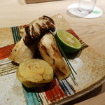 くろぎ - 松茸と栗の焼き物