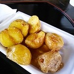 南ヶ丘牧場 ミルク茶屋 - あげじゃが味噌味