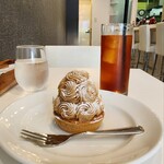 ATELIER KOHTA - モンブランとアイスティーのケーキセット