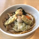 Yoshida no udon menzu fujisan - 冷やし富士山うどん・背面