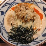 Marugame Seimen - アイスクリームのようなひき肉が多い。