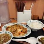 日高屋 - バクダン炒め定食