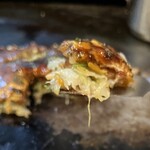 Hiroshima Fuu Okonomiyaki Yuuka - どっさりあったキャベツがこんなに
