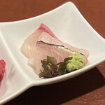 酒肴場 屯 - カンパチ、ハタ、縞鯵