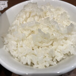 担々香麺アカナツメ - ライス