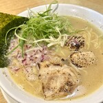 丸源ラーメン - 鶏白湯炙り鶏そば