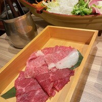 黄金出汁しゃぶと江戸前寿司 肉のあさつ 梅田お初天神店 - 