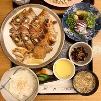 丸新 - さかな定食・のどぐろカブト焼き