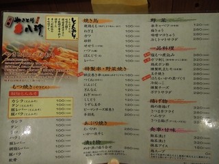 h Ganso Yakitori Kushi Hacchin - 食べもの系メニュー　H25.3