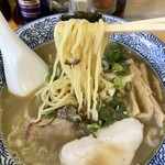 麺処 駒繋 - 濃口煮干らーめんの麺