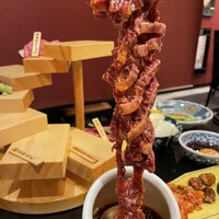 板前焼肉 一牛 北新地店 - 名物‼️壺デカハラミ✨