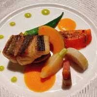 日和庵 - イサキのポワレ、鳥取のサーモン