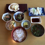 Kaiseki Ryouri Dokoro Kofunato - 海席料理処 小舟渡(青森県八戸市鮫町小舟渡平)浜定食 1,500円