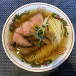 柴崎亭 - 塩煮干しそば(半麺)