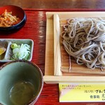 レストラン 農香庵 - 手打ち十割そば　もりそば　900円