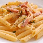 bar Alec - ペンネ・カルボナーラ
