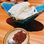 名古屋コーチン 一鳳 - キャベツの肉味噌