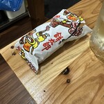 月島 焼肉・ホルモンWabisabi DX - チョレギサラダのクルトン替わりの餅太郎