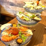福島 牡蠣と肉たらし ビストロKAI - シーフードプラッター