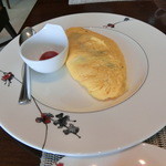 インターコンチネンタルホテル大阪 - ＜モーニングブッフェ・NOKA＞ふわふわオムレツ。これはとても美味しい！