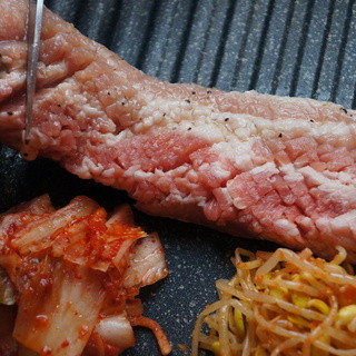 All-you-can-eat◆Kirishima foothill pork samgyeopsal from Miyazaki Prefecture