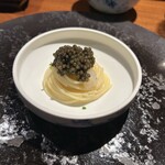 TACUBO - カッペリーニ　浙江省キャビア/富山　白海老