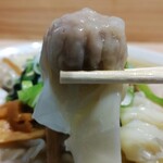 桜上水 船越 - 塩ワンタンメン （1200円）＋大盛（100円）