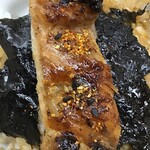 割烹蒲焼 わかな - やきとり丼 七味をふりかけて