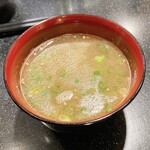 三酉屋 - とりスープ220円