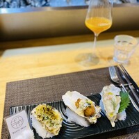 四ツ橋・新町 牡蠣と肉たらしビストロAKIRA - 