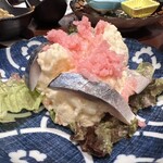 Hanatsubaki - 金華〆鯖とガリのポテトサラダ
