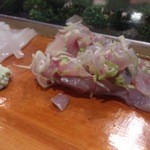 春寿司 - 鯵とヤリイカ