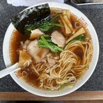 青島食堂 - 青島ラーメン800+ほうれん草50