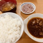 だるまの天ぷら定食 - 準備オッケー 天ぷら待つのみ