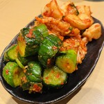 焼肉 さい藤 - キムチ盛り合わせ　コースの中の一品